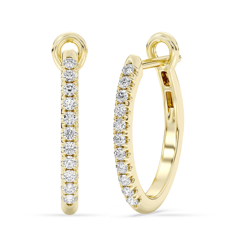 Round Hoops Click Lock 0.25 ctw