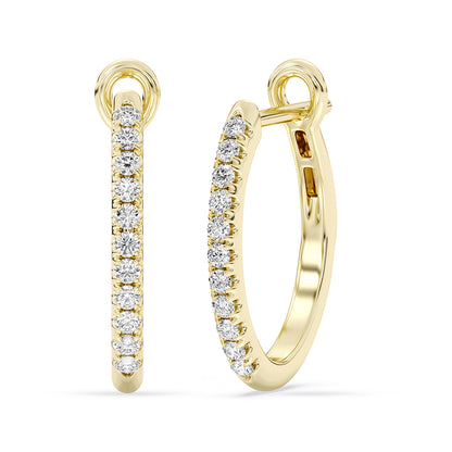 Round Hoops Click Lock 0.25 ctw