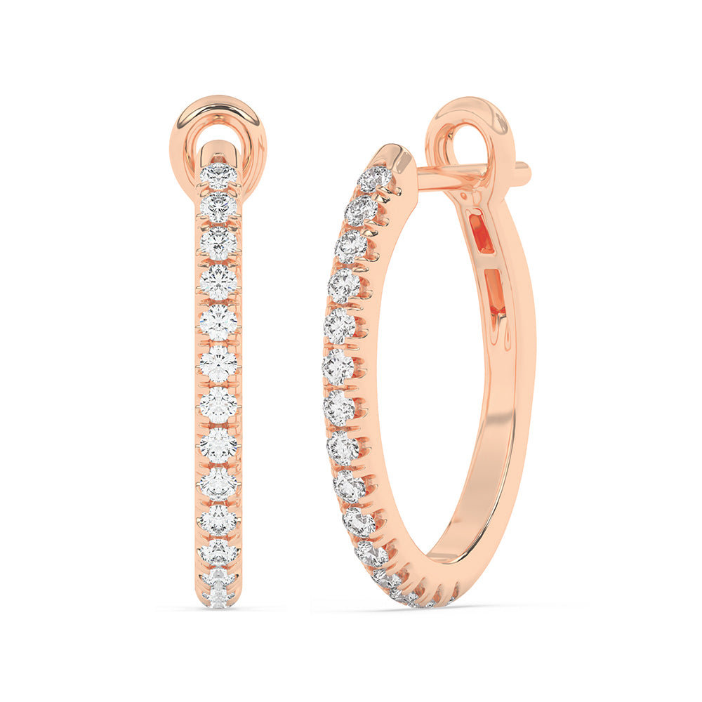 Round Hoops Click Lock 0.70 ctw