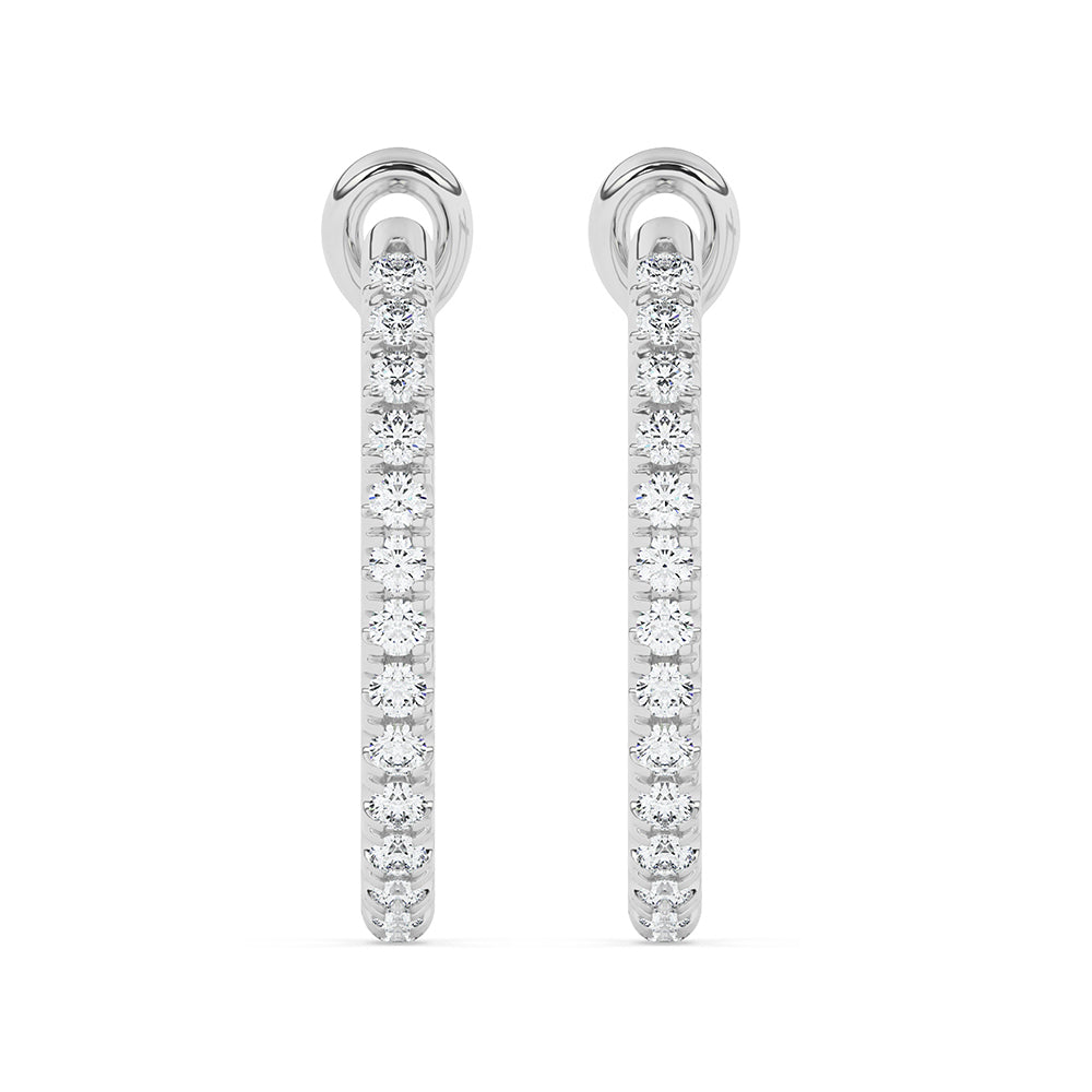 Round Hoops Click Lock 0.70 ctw