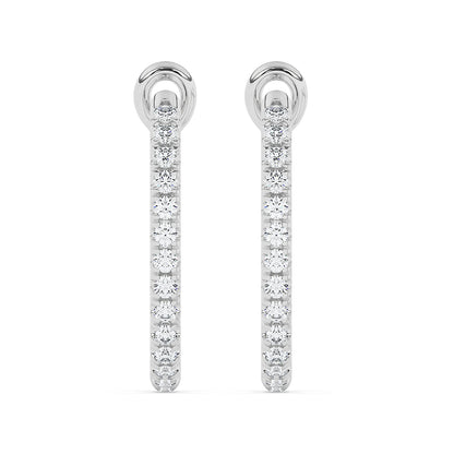 Round Hoops Click Lock 0.70 ctw