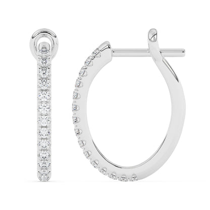 Round Hoops Click Lock 0.70 ctw