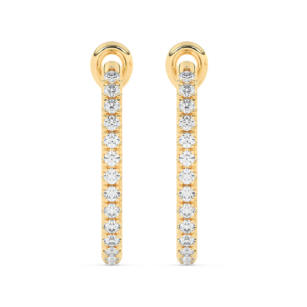 Round Hoops Click Lock 0.70 ctw