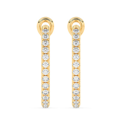 Round Hoops Click Lock 0.70 ctw