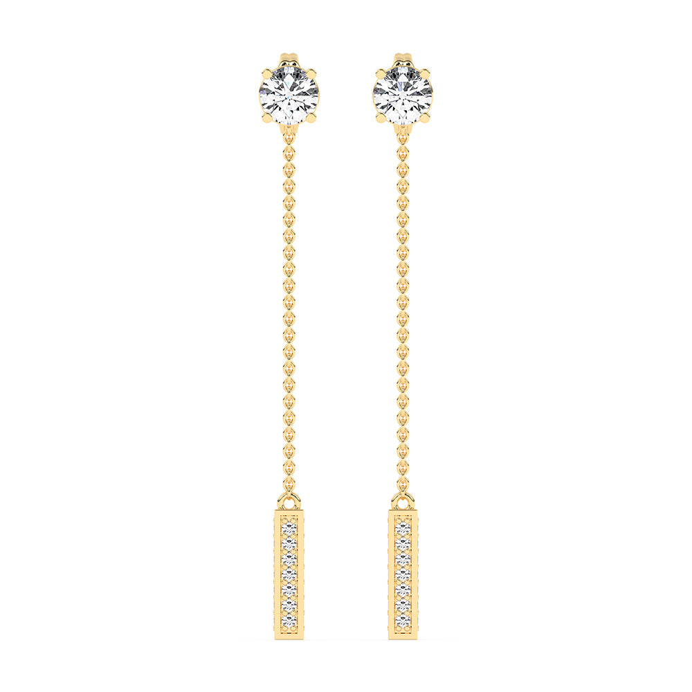 Dangle Earring Jackets 0.36 ctw