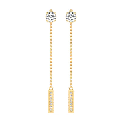 Dangle Earring Jackets 0.36 ctw