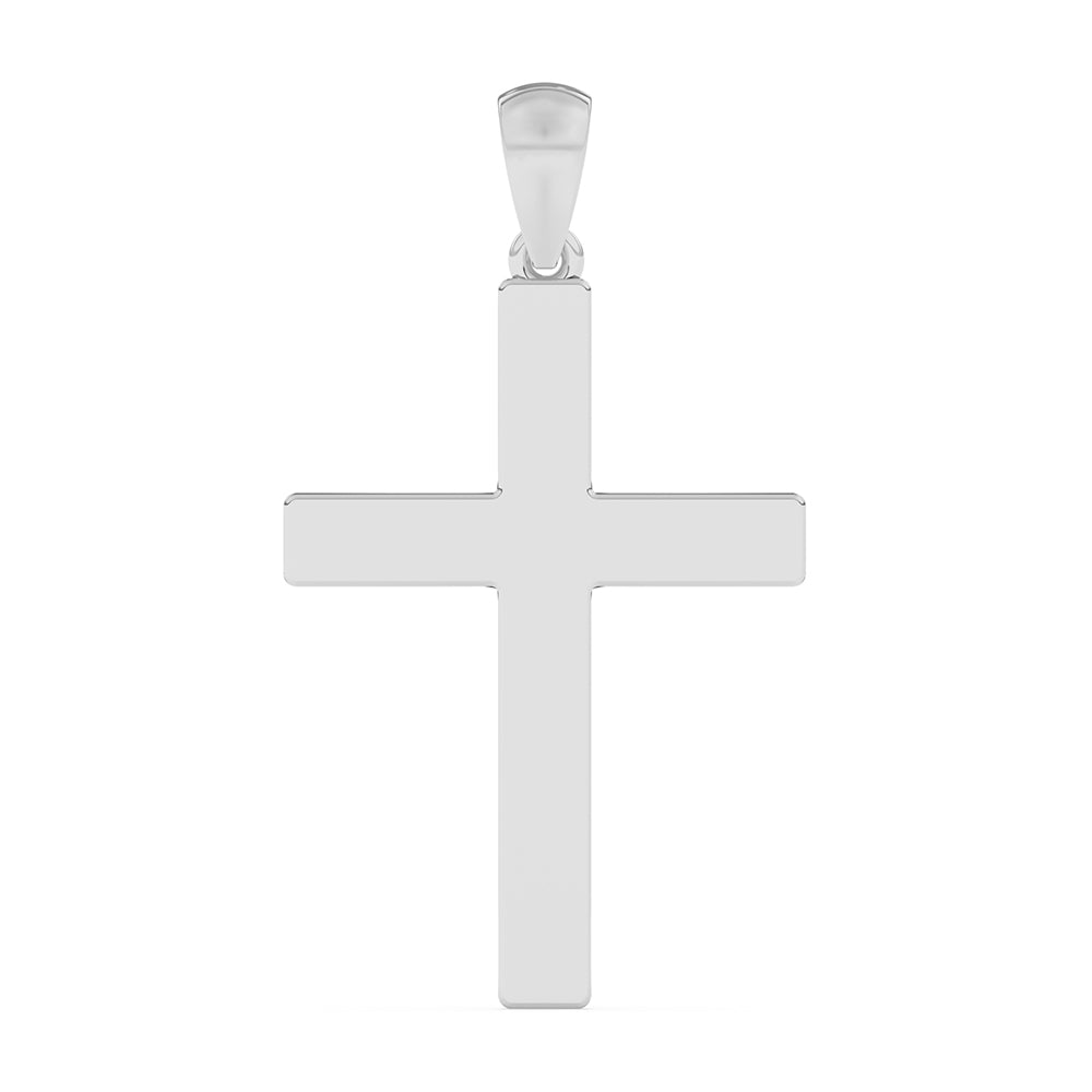 Cross Pendant with 18" Chain 0.17 ctw