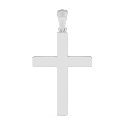 Cross Pendant with 18" Chain 0.17 ctw