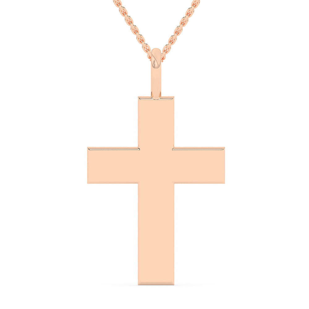 Cross Pendant with 18" Chain 0.2 ctw