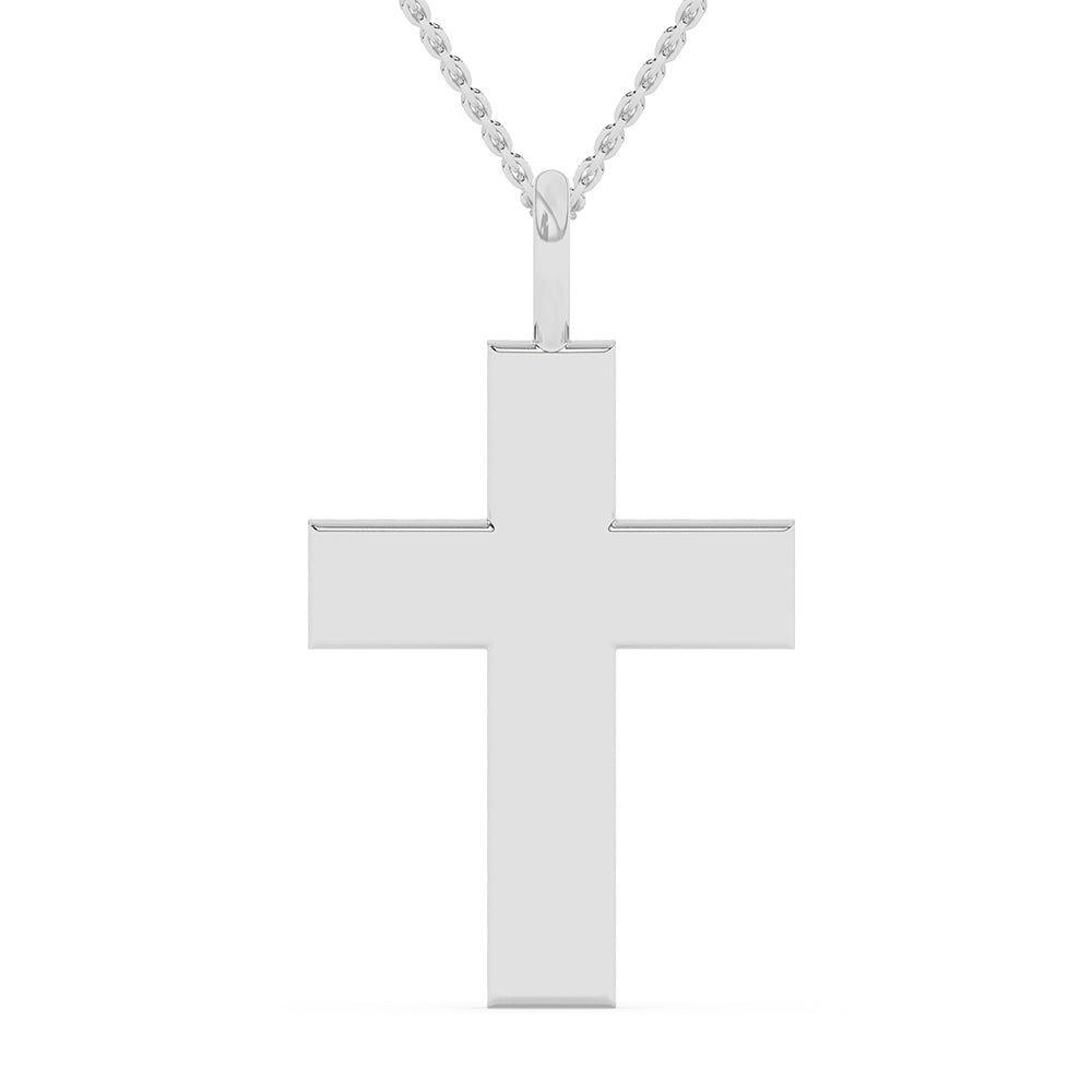 Cross Pendant with 18" Chain 0.2 ctw