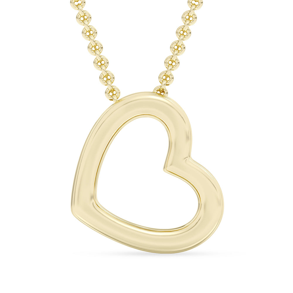 Heart Pendant with 18" Chain 0.131 ctw