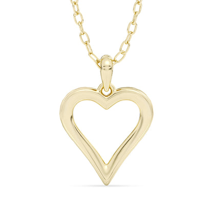 Heart Pendant with 18" Chain 0.14 ctw