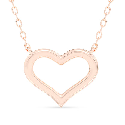 Heart Pendant with 18" Chain 0.21 ctw