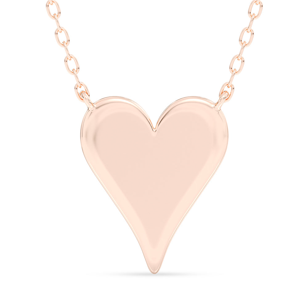 Heart Pendant with 18" Chain 0.40 ctw