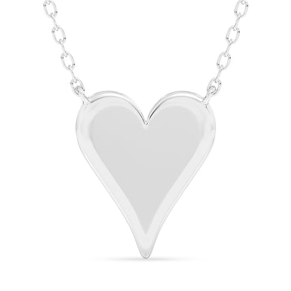 Heart Pendant with 18" Chain 0.40 ctw