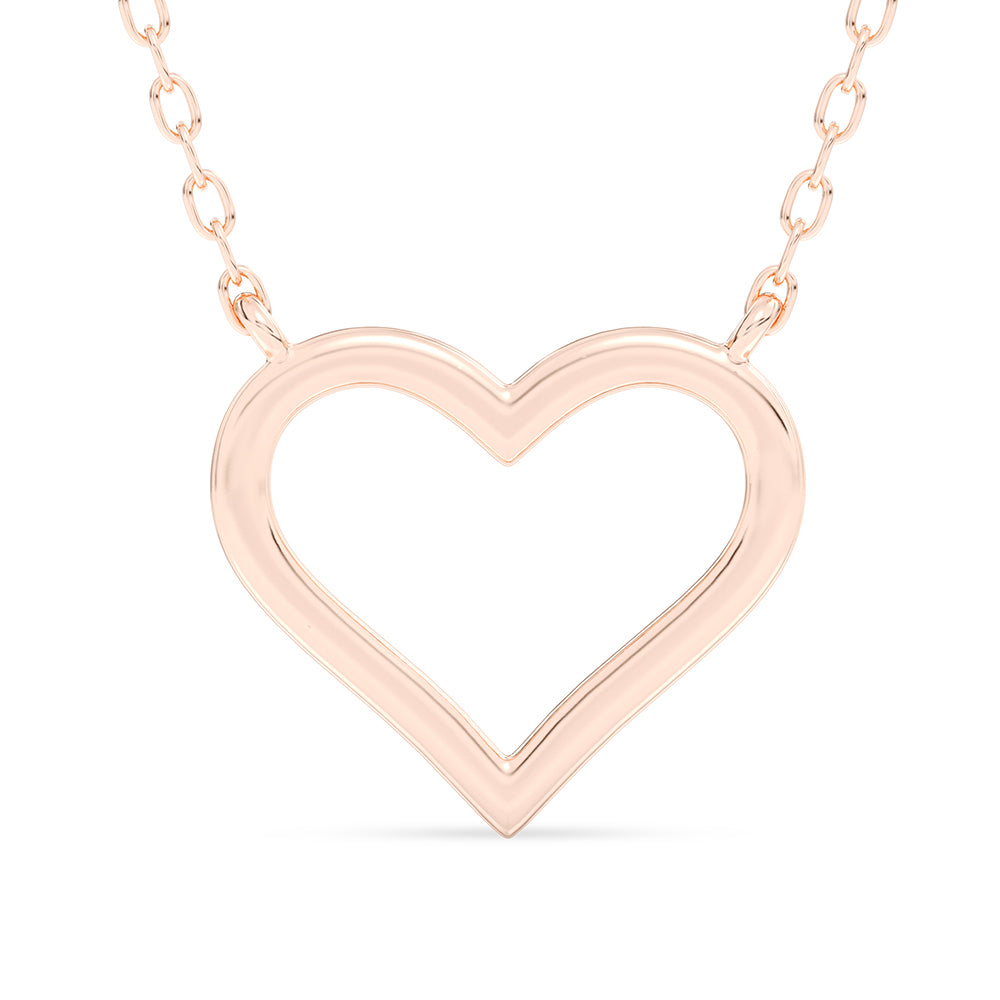 Heart Pendant with 18" Chain 0.15 ctw