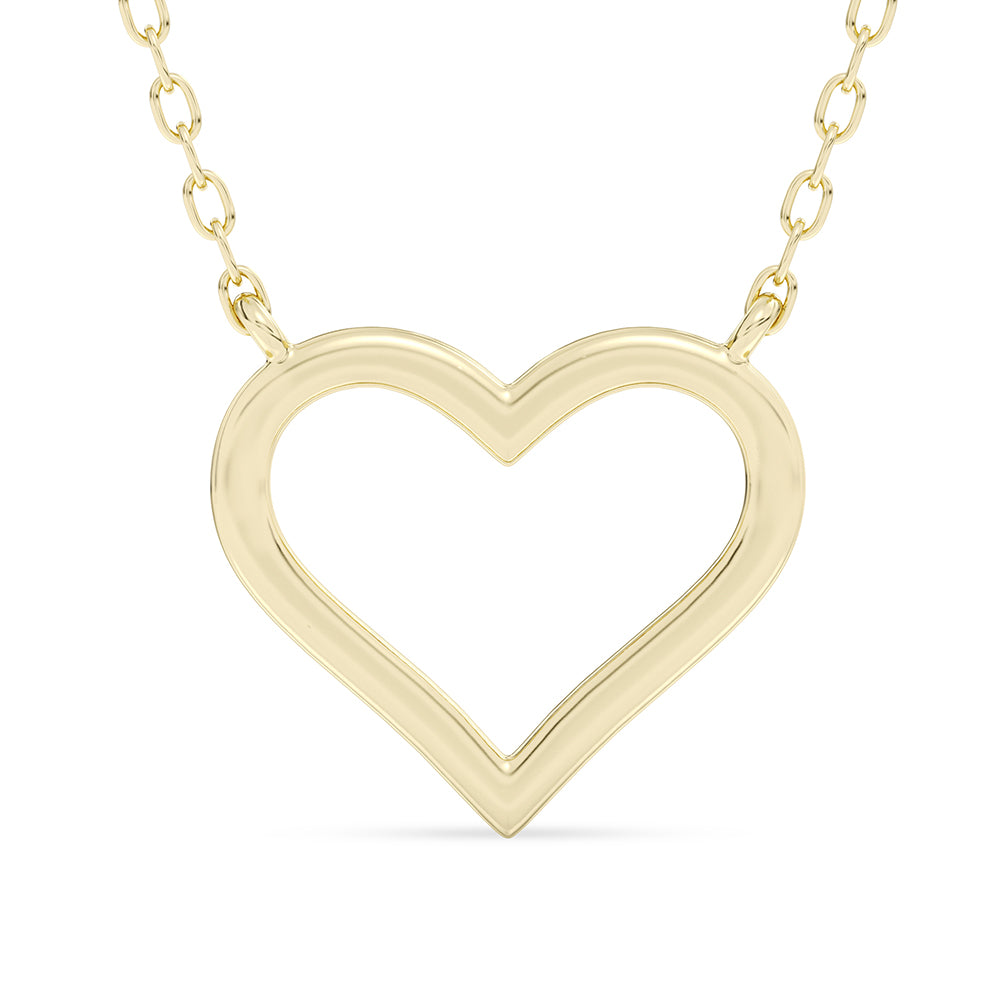 Heart Pendant with 18" Chain 0.15 ctw