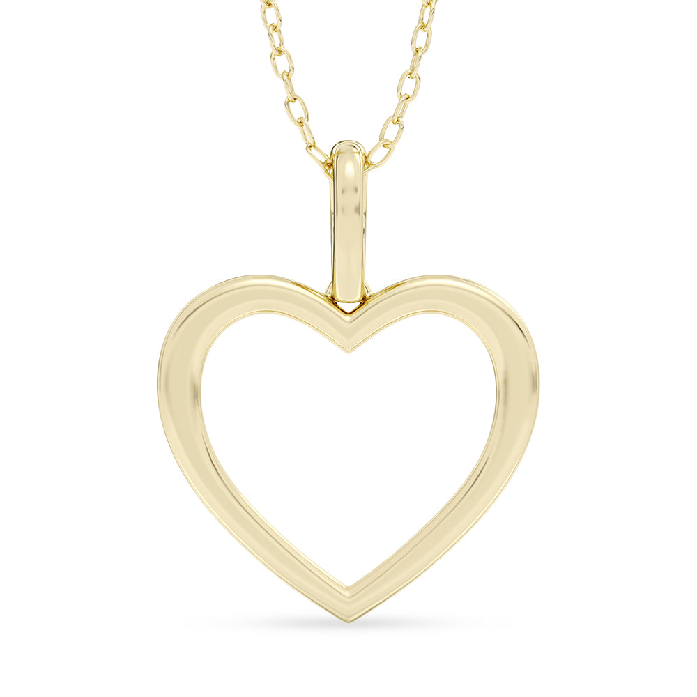 Heart Pendant with 18" Chain 0.50 ctw