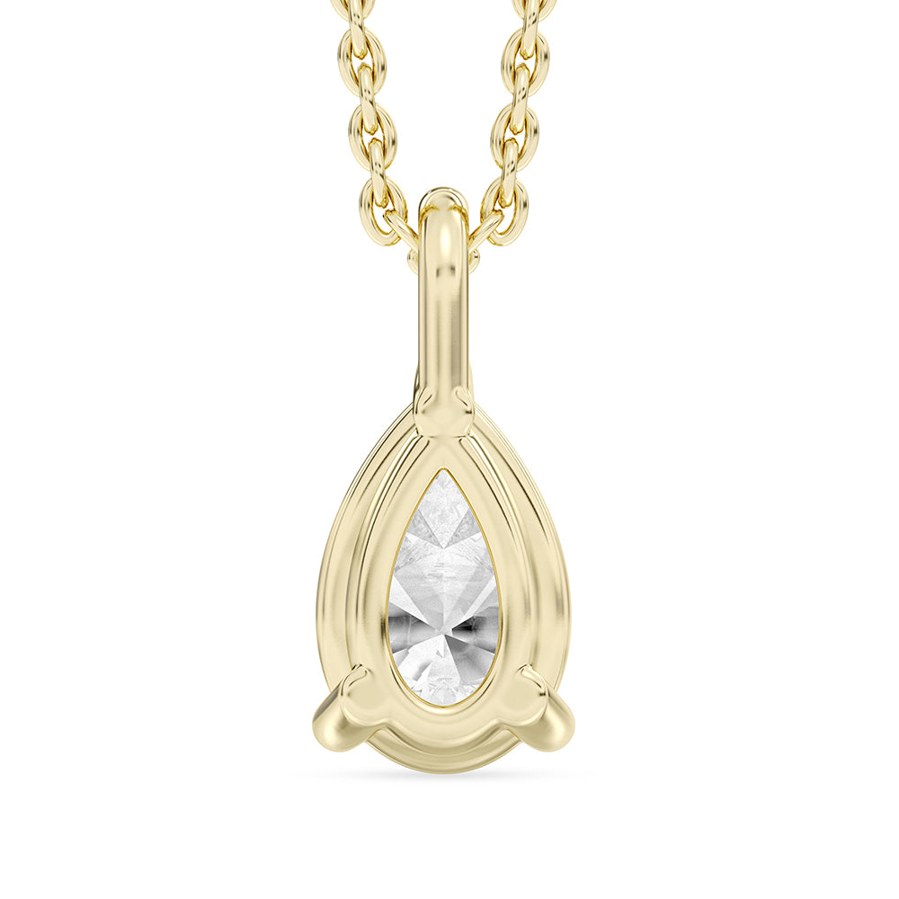 Pear Pendant with 18" Chain 0.7 ctw