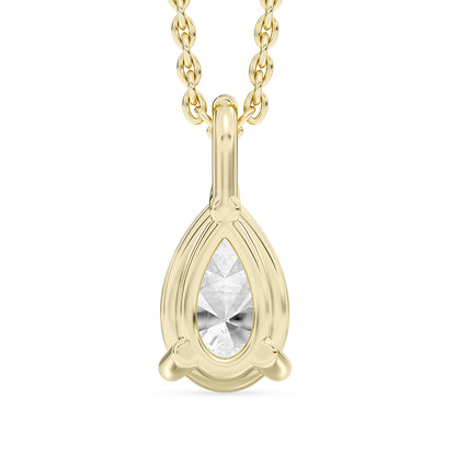 Pear Pendant with 18" Chain 0.7 ctw