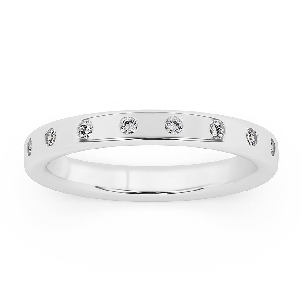 Round Wedding Band 0.17 ctw