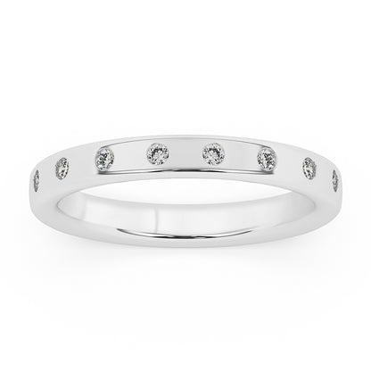 Round Wedding Band 0.17 ctw