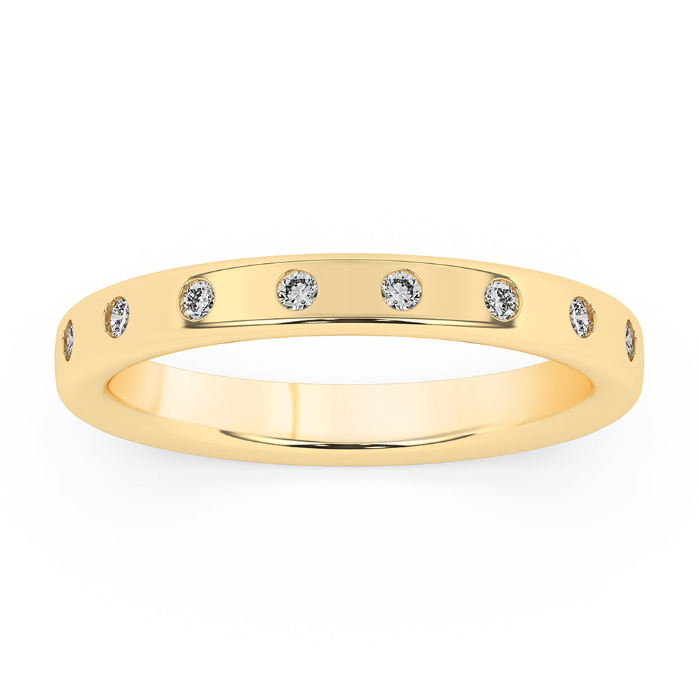 Round Wedding Band 0.17 ctw