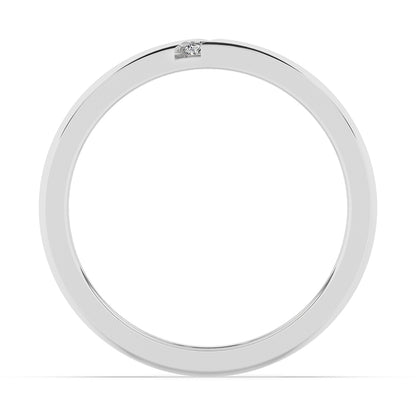 Men's Round Band 0.10 ctw