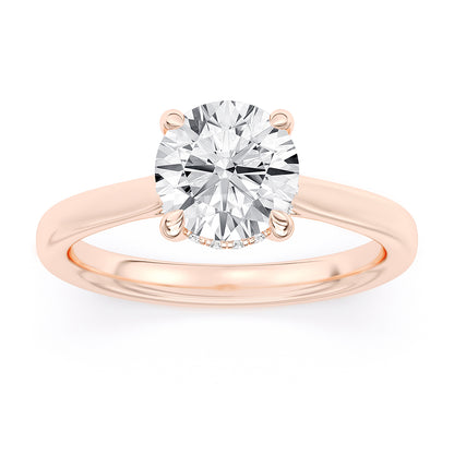 Hidden Halo Engagement Ring 0.15 ctw