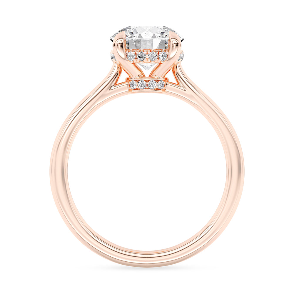 Hidden Halo Engagement Ring 0.15 ctw