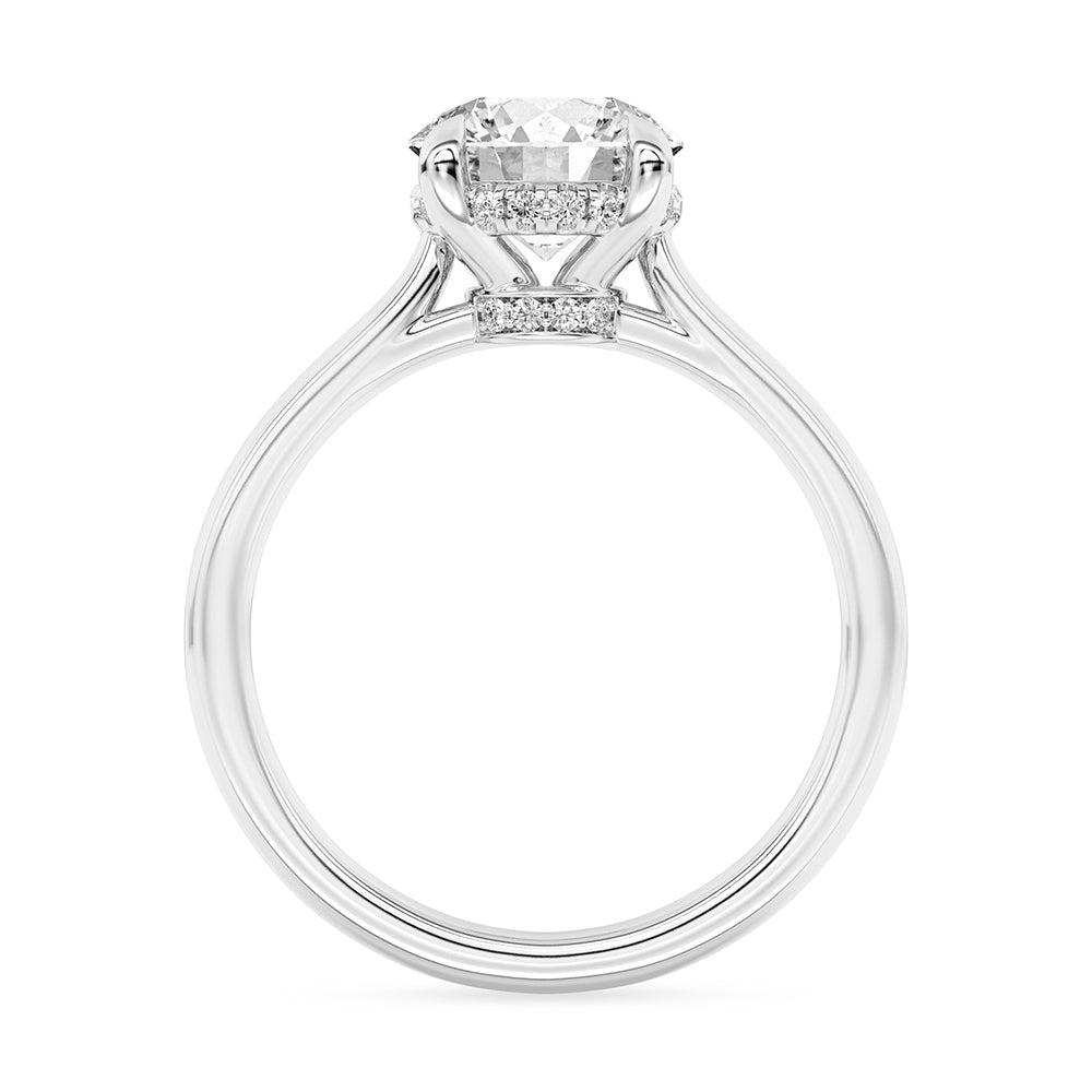 Hidden Halo Engagement Ring 0.15 ctw