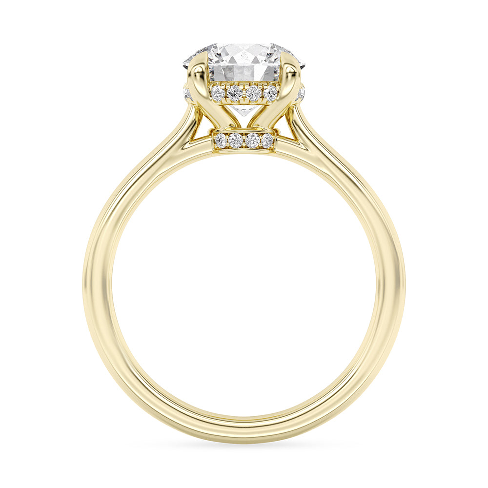 Hidden Halo Engagement Ring 0.15 ctw