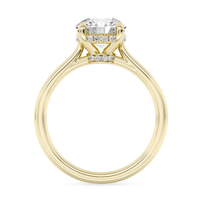 Hidden Halo Engagement Ring 0.15 ctw