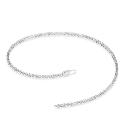 Crossfor Tennis Bracelet with Lobster Lock - 7 inches - 1 ctw