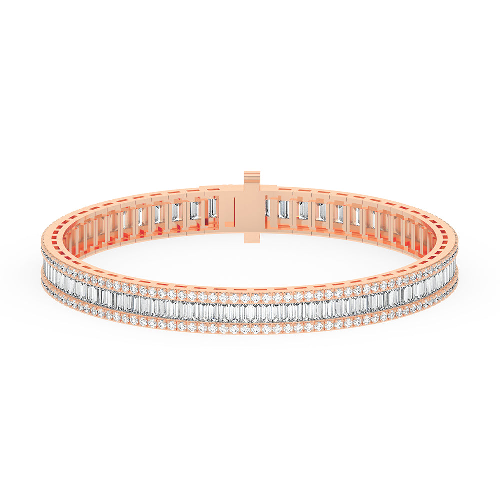 Baguette Bracelet 5.8 ctw