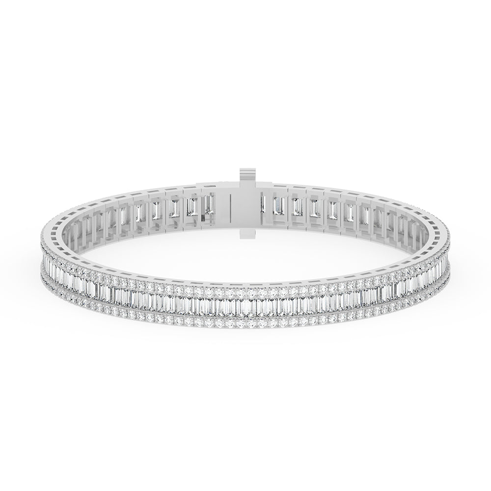 Baguette Bracelet 5.8 ctw