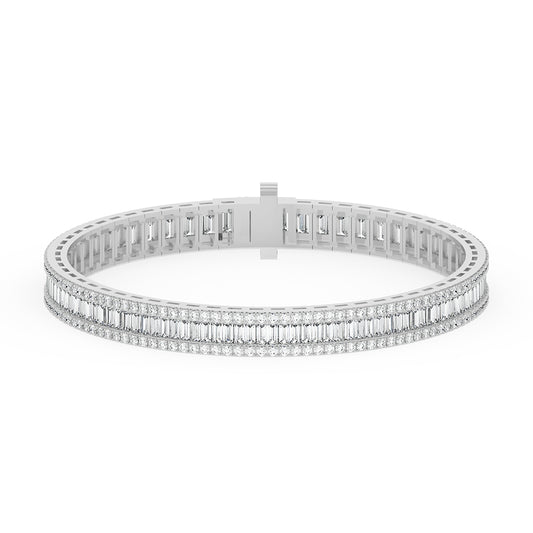 Baguette Bracelet 5.8 ctw