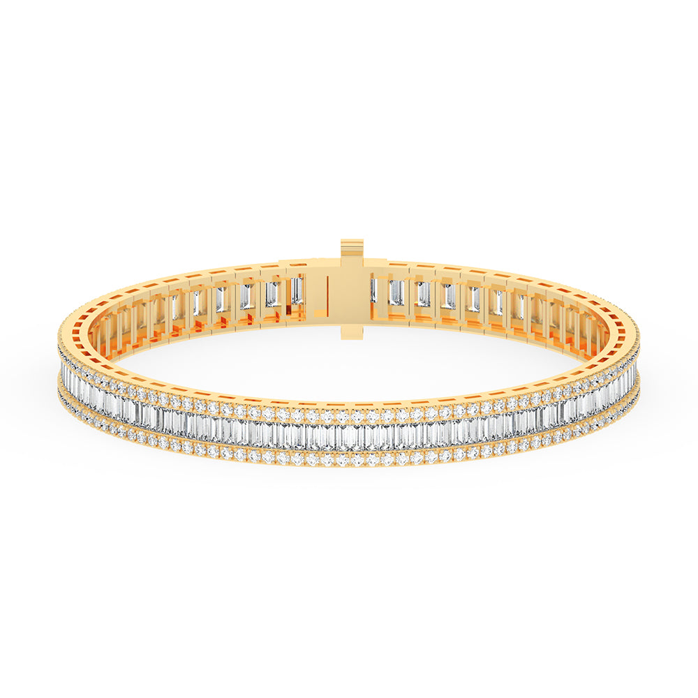 Baguette Bracelet 5.8 ctw