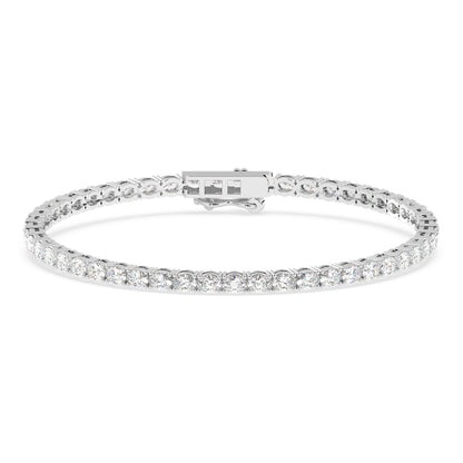 Oval Tennis Bracelet 5 ctw