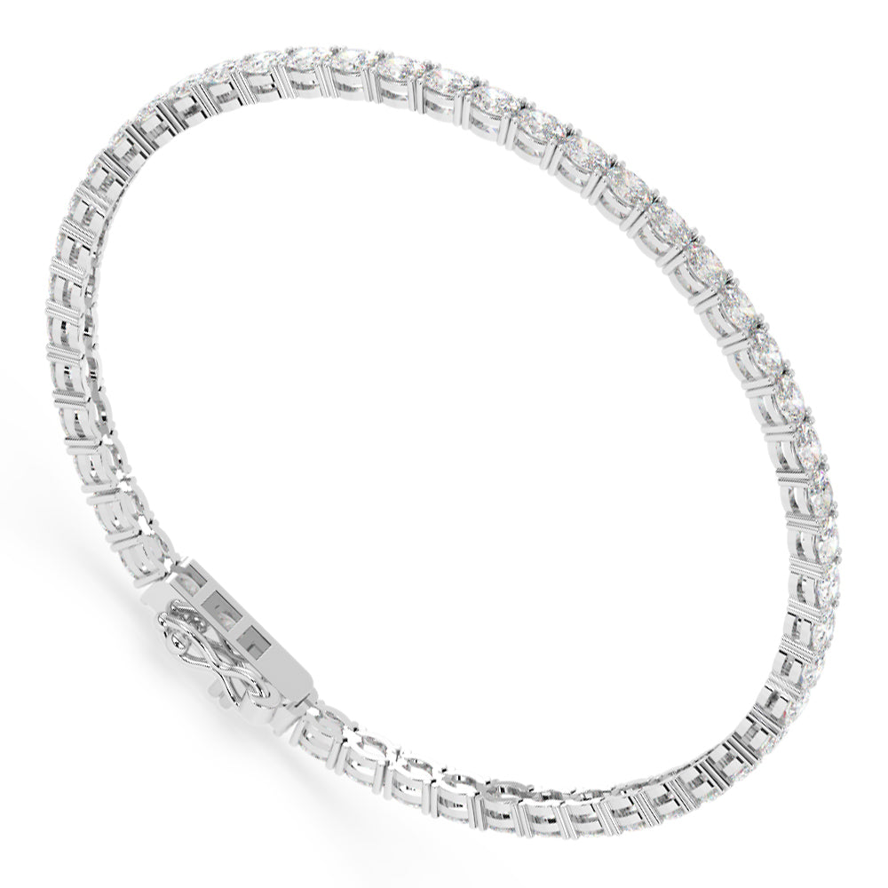 Oval Tennis Bracelet 5 ctw