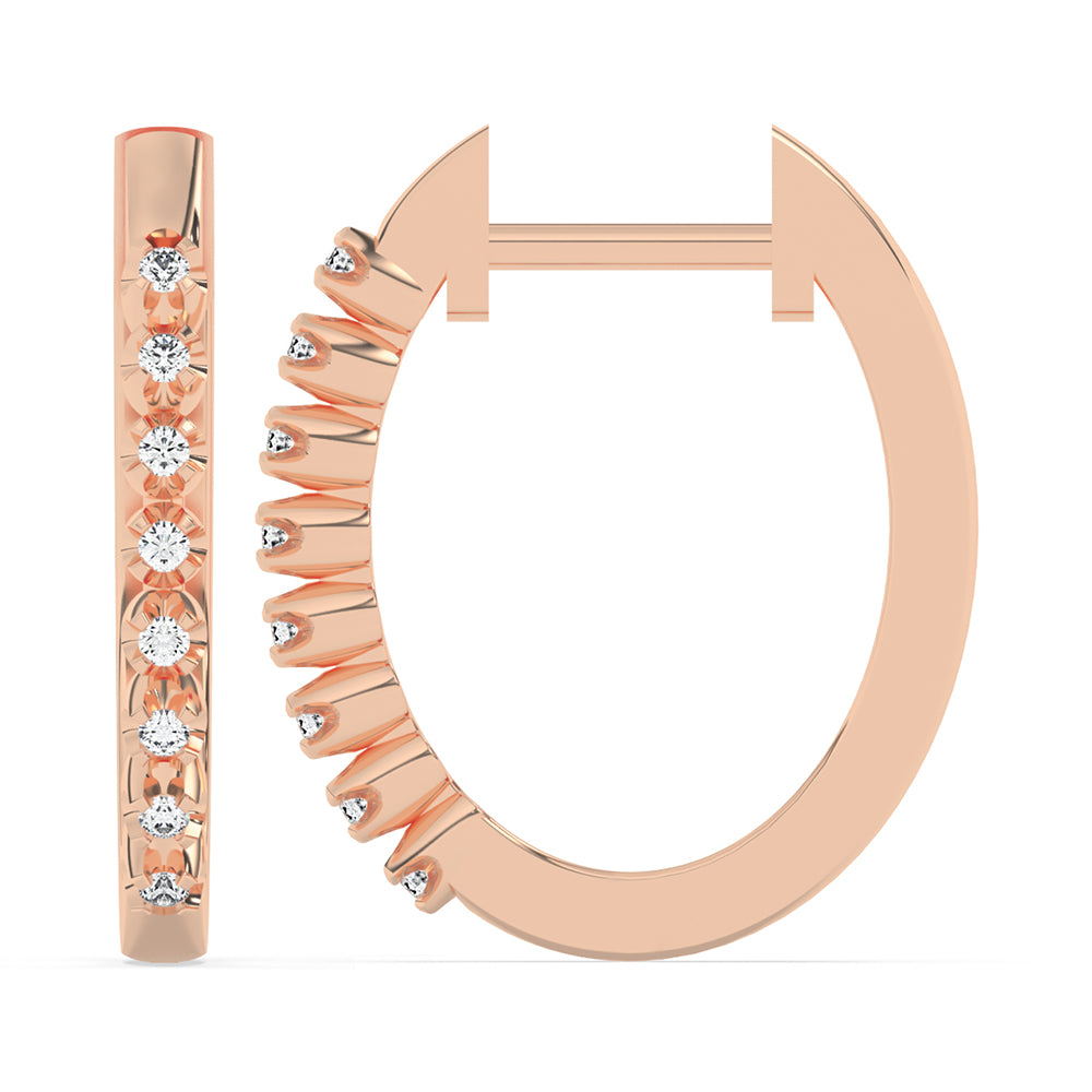 Round Hoops 0.10 ctw