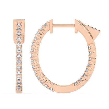 Round Hoops 0.50 ctw