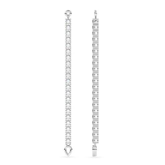 Round Diamond Dangle 1.11 ctw