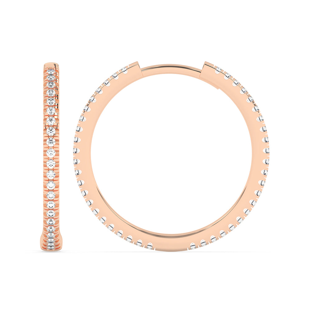 Round Hoops 0.40 ctw