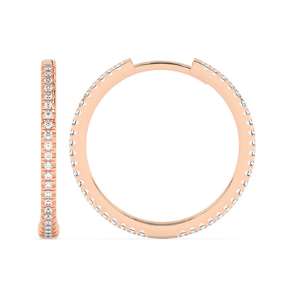 Round Hoops 0.40 ctw