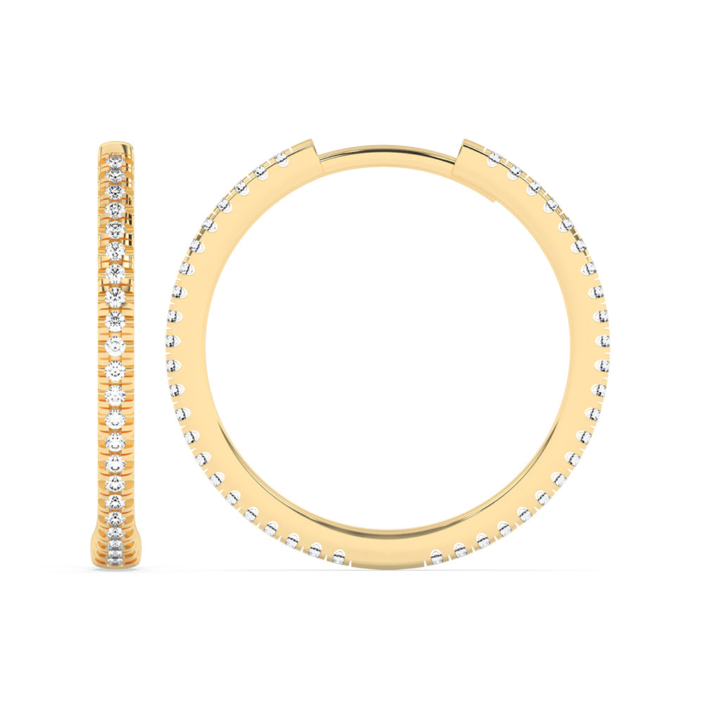 Round Hoops 0.40 ctw