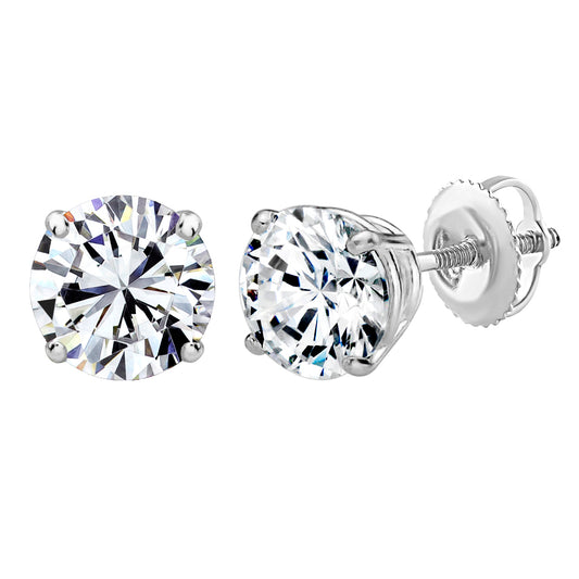 Round Diamond Studs 2.0 ctw