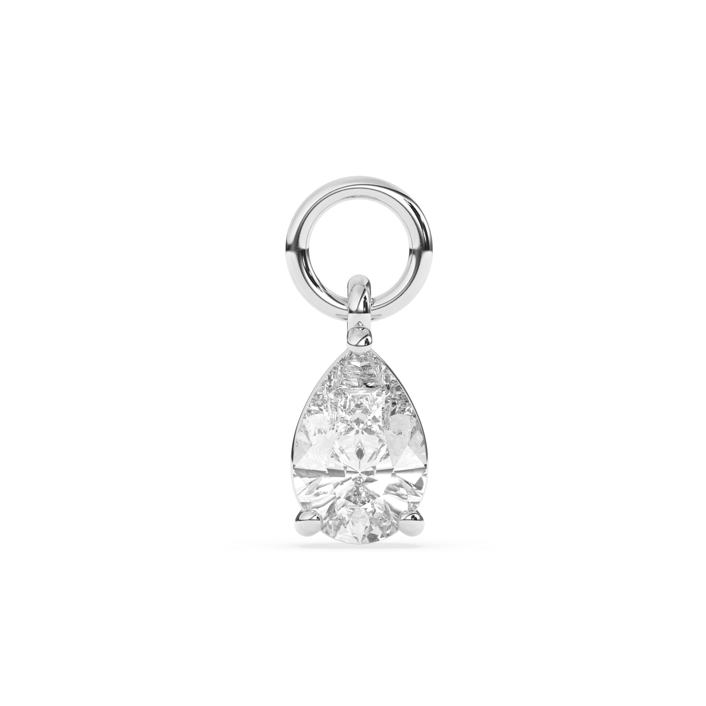 Pear Diamond Charm 0.35 ct