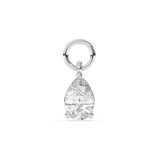 Pear Diamond Charm 0.35 ct