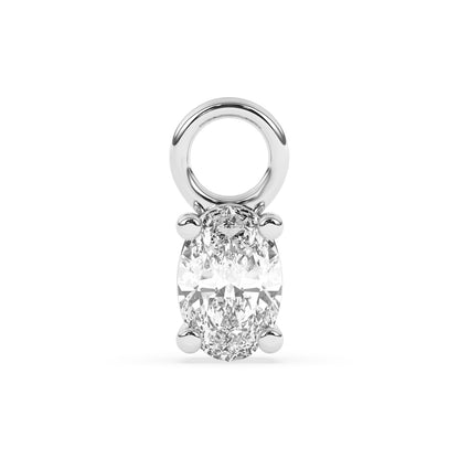 Oval Diamond Charm 0.39 ct